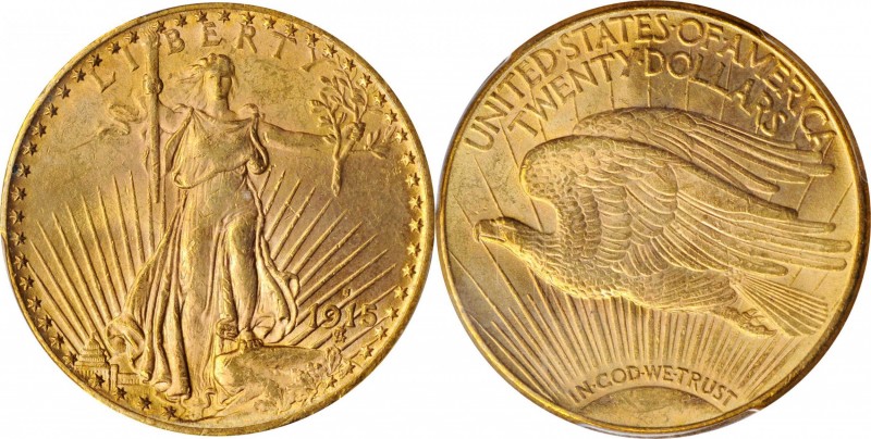 Saint-Gaudens Double Eagle

1915-S Saint-Gaudens Double Eagle. MS-62 (PCGS).
...