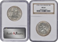 Boone Bicentennial

1935/1934-S Boone Bicentennial. MS-64 (NGC).

PCGS# 9264. NGC ID: BYFW.

Estimate: $ 100