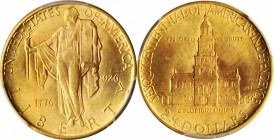 Sesquicentennial of American Independence Quarter Eagle

1926 Sesquicentennial of American Independence Quarter Eagle. MS-65 (PCGS).

PCGS# 7466. ...