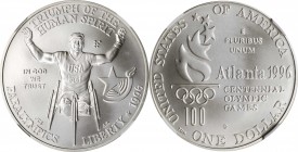 XXVI Olympiad/Paralympics Silver Dollar

1996-D XXVI Olympiad/Paralympics Silver Dollar. MS-70 (NGC).

PCGS# 9726. NGC ID: 28TU.

Estimate: $ 15...