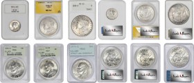 Miscellaneous U.S. Coins

Lot of (6) Certified Type Coins.

Included are: Washington Quarter: 1939-D MS-66 (NGC), OH; Morgan Silver Dollars: 1898-...