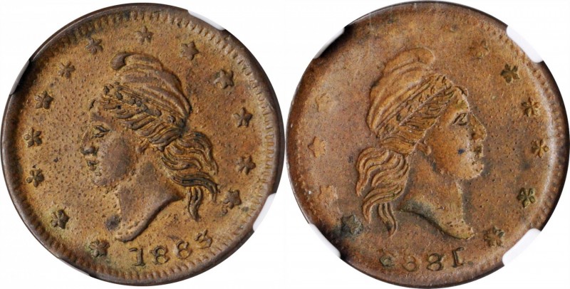 Patriotic Civil War Tokens

1863 French Liberty Head / French Liberty Head. Fu...