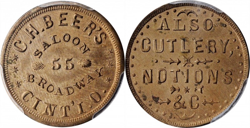 Civil War Store Cards

Ohio--Cincinnati. Undated (1861-1865) Charles H. Beers,...
