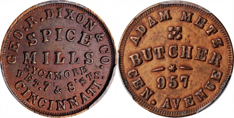 Civil War Store Cards

Ohio--Cincinnati. Undated (1861-1865) George R. Dixon &...