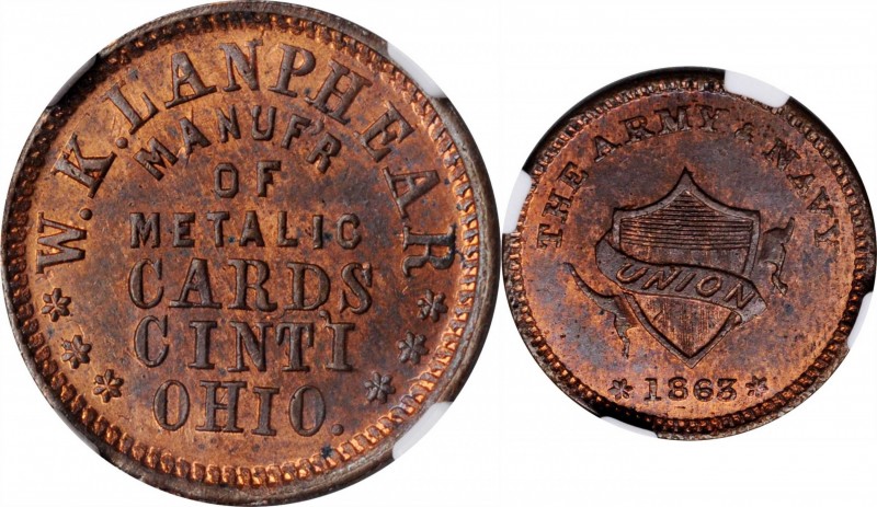 Civil War Store Cards

Ohio--Cincinnati. 1863 William K. Lanphear. Fuld-165CY-...