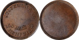 Civil War Store Cards

A Second Stockman & Co. Rarity

Fuld-TN-600F-10a

Tennessee--Memphis. Undated (1861-1865) Stockman & Co. Fuld-600F-10a. R...