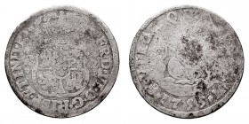 MONARQUÍA ESPAÑOLA
FERNANDO VI
2 Reales. AR. Méjico M. 1755. Tipo columnario. 5,97 g. CAL.495. RC