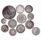 MONEDAS EXTRANJERAS
EGIPTO
Lote de 12 monedas. AR/AE. Valores variados, siglo XIX y XX. Una con agujerito. Interesante. MBC+ a BC+