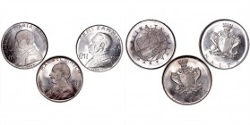 MONEDAS EXTRANJERAS
MALTA
Lote de 3 monedas. AR. Libra 1972, 1973 y 1975. SC a EBC+