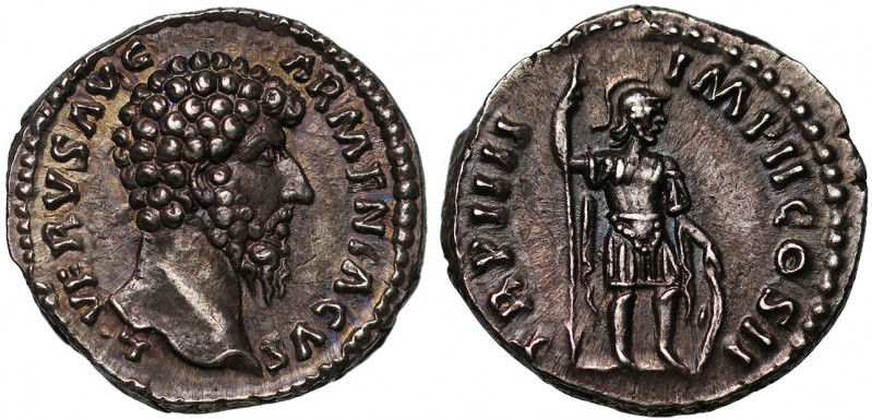 Lucius Verus (AD 161-169), silver Denarius, Rome, AD 163-164, L VERVS AVG ARMENI...
