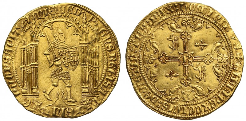 Edward the Black Prince (1362-72), gold Guyennois d'Or, third issue (c.1362), Bo...