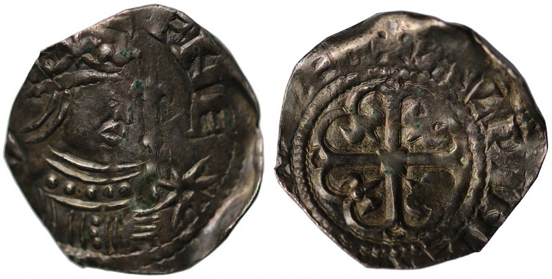 Stephen (1135-54), silver Penny, obverse variant of Watford type (c.1136-c.1145)...