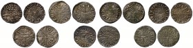 Henry III (1216-72), voided long cross Pennies (7), class 2, Exeter mint, moneyer Ion, 1.51g (N.985/2; S.1361); similar, class 3a, moneyer Robert, 1.5...