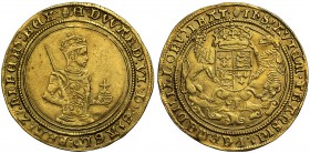 Edward VI (1547-53), gold Sovereign, third period (15th December 1550-6th July 1553), second coinage (from 5th October 1551) struck in crown gold of 2...