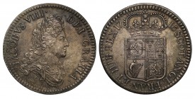 Scotland, James VIII (b.1688-d.1766), Pattern Restrike Crown of Sixty Shillings, dated 1716, struck in silver c.1828 by coin dealer Matthew Young, fro...