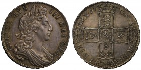 MS64 William III (1694-1702), silver Halfcrown, 1700, first laureate and draped bust right, legend surrounding, GVLIELMVS. III. DEI. GRA., toothed bor...
