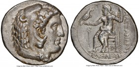 MACEDONIAN KINGDOM. Alexander III the Great (336-323 BC). AR tetradrachm (27mm, 17.12 gm, 11h). NCG XF 5/5 - 3/5, brushed. Late lifetime-early posthum...