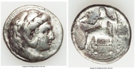 MACEDONIAN KINGDOM. Alexander III the Great (336-323 BC). AR tetradrachm (27mm, 16.95 gm, 4h). VG. Posthumous issue of 'Babylon', ca. 323-317 BC. Head...