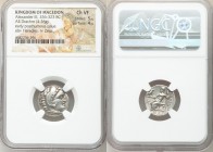 MACEDONIAN KINGDOM. Alexander III the Great (336-323 BC). AR drachm (17mm, 4.26 gm, 1h). NGC Choice VF 5/5 - 4/5. Posthumous issue of 'Colophon', 310-...
