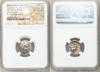 MACEDONIAN KINGDOM. Alexander III the Great (336-323 BC). AR drachm (17mm,4.27gm 12h). NGC VF 5/5 - 4/5. Lifetime issue of Miletus, ca. 325-323 BC. He...
