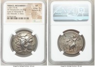 THRACE. Mesembria. Ca. 250-175 BC. AR tetradrachm (31mm, 16.62 gm, 12h). NGC VF 5/5 - 4/5. Posthumous issue in the name and types of Alexander III the...