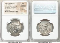 THRACE. Odessus. Ca. 125-70 BC. AR tetradrachm (29mm, 16.08 gm, 12h). NGC AU 4/5 - 4/5, die shift. Late posthumous issue in the name and types of Alex...