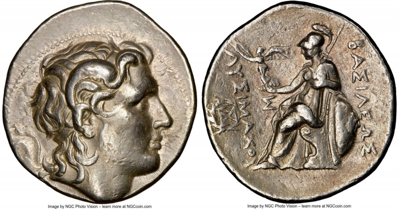 THRACIAN KINGDOM. Lysimachus (305-281 BC). AR tetradrachm (29mm, 17.21 gm, 12h)....