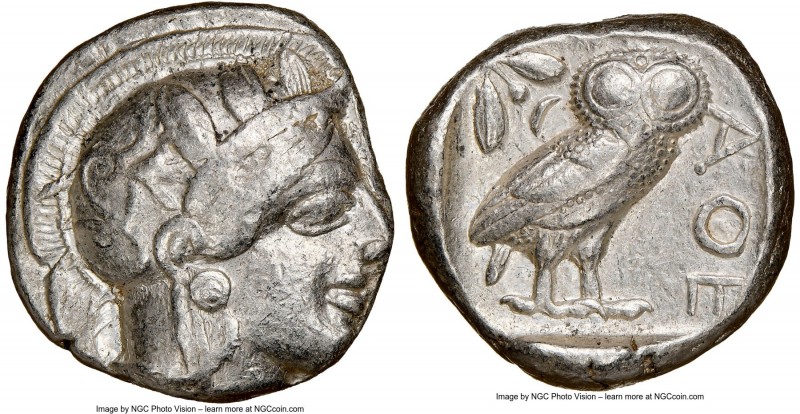 ATTICA. Athens. Ca. 440-404 BC. AR tetradrachm (22mm, 17.19 gm, 10h). NGC Choice...