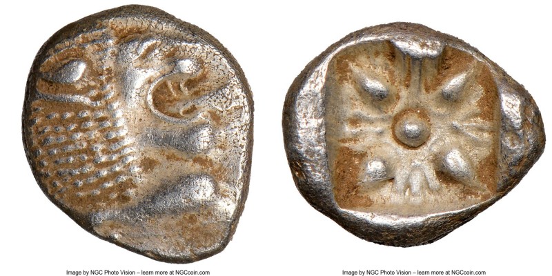 IONIA. Miletus. Ca. late 6th-5th centuries BC. AR 1/12 stater or obol (10mm). NG...