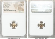 IONIA. Phocaea. Ca. 387-326 BC. EL sixth-stater or hecte (10mm, 2.52 gm). NGC Choice XF 3/5 - 5/5. Head of nymph left, wearing saccos and ivy wreath, ...