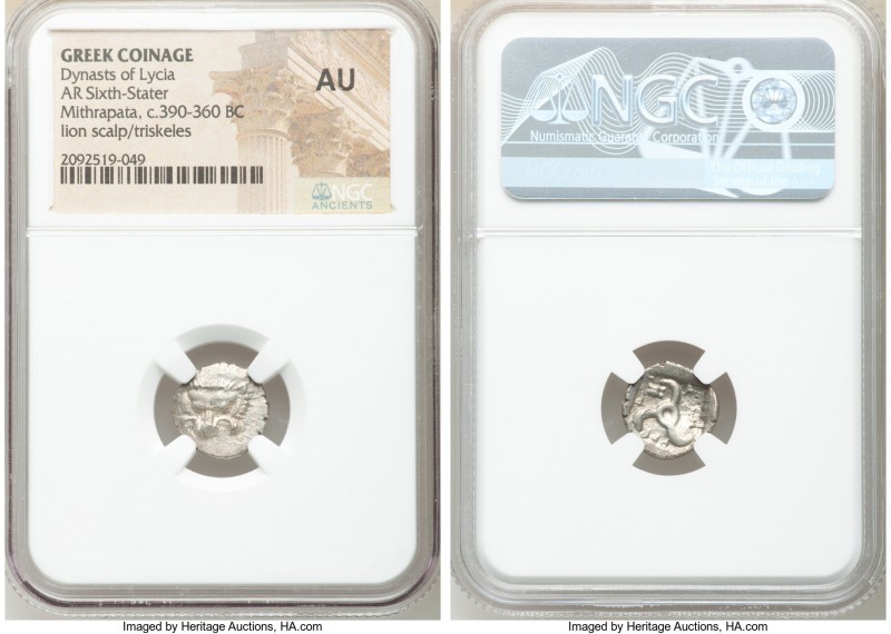 LYCIAN DYNASTS. Mithrapata (ca. 390-360 BC). AR sixth-stater (13mm, 4h). NGC AU....