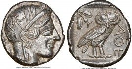 NEAR EAST or EGYPT. Ca. 5th-4th centuries BC. AR tetradrachm (24mm, 17.17 gm, 1h). NGC Choice AU 5/5 - 4/5. Head of Athena right, wearing crested Atti...