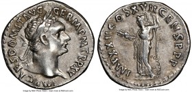 Domitian (AD 81-96). AR denarius (18mm, 7h). NGC Choice VF. Rome, 14 Sept. AD 95-13 Sept. AD 96. IMP CAES DOMIT AVG-GERM P M TR P XV, laureate head of...