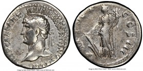 Hadrian (AD 117-138). AR denarius (19mm, 7h). NGC Choice Fine. Rome, ca. late AD 120-121. IMP CAESAR T-RAIAN HADRIANVS AVG, laureate head of Hadrian l...