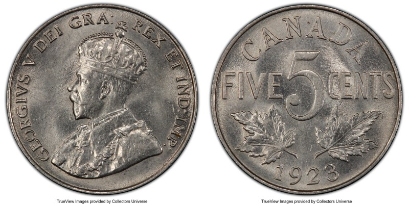 George V 5 Cents 1923 MS65 PCGS, Ottawa mint, KM29. 

HID09801242017

© 2020...