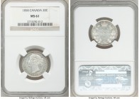 Victoria 20 Cents 1858 MS61 NGC, London mint, KM4. One year type. Lunar white with semi-prooflike surfaces. 

HID09801242017

© 2020 Heritage Auct...