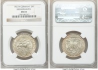 Weimar Republic "Bremerhaven" 3 Mark 1927-A MS65 NGC, Berlin mint, KM50, J325. 100th Anniversary of Bremerhaven. 

HID09801242017

© 2020 Heritage...