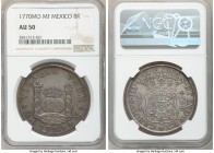 Charles III 8 Reales 1770 Mo-MF AU50 NGC, Mexico City mint, KM105. Anthracite with rose and teal accents. 

HID09801242017

© 2020 Heritage Auctio...