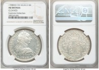 Charles III 8 Reales 1788 Mo-FM AU Details (Cleaned) NGC, Mexico City mint, KM106.2a. Taupe-gray toning over reflective surfaces. 

HID09801242017
...