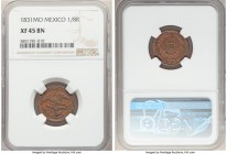 Republic 1/8 Real 1831-Mo XF45 Brown NGC, Mexico City mint, KM333.

HID09801242017

© 2020 Heritage Auctions | All Rights Reserved