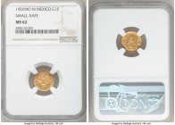 Republic gold Peso 1902 Mo-M MS62 NGC, Mexico City mint, KM410.5. Small date variety. 

HID09801242017

© 2020 Heritage Auctions | All Rights Rese...