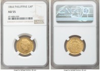 Spanish Colany. Isabel II gold 4 Pesos 1864 AU55 NGC, Manilla mint, KM144. AGW 0.1903 oz. 

HID09801242017

© 2020 Heritage Auctions | All Rights ...