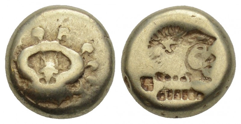 Greek
LESBOS. Mytilene. Ca. 521-478 BC. EL hecte 2.4gr 10.4mm
Archaic gorgonei...
