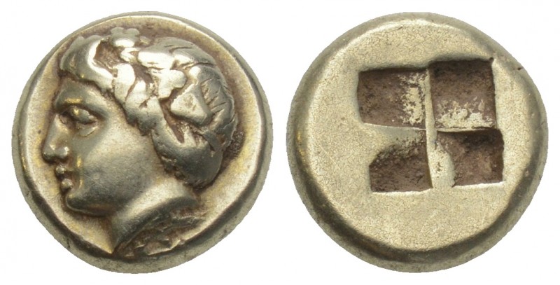 Greek 
Ionia. Phokaia circa 387-326 BC. Hekte 2.54gr. 10.6mm
Laureate head of Ap...