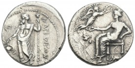 Greek
CILICIA. Nagidos. Circa 360-333 BC. Stater 9.1gr. 22.4mm
 Aphrodite seated left, holding phiale; to left, Nike flying right, crowning her; below...