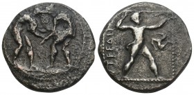 GREEK COINS 
PAMPHYLIA, Aspendos. Circa 380/75-330/25 BC. AR Stater 10gr. 22.8mm