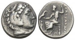 Greek Coins 
KINGS OF MACEDON. Alexander III 'the Great' (336-323 BC). Drachm. 4.1gr. 16.7mm
