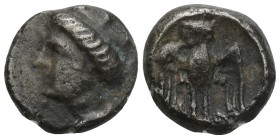 Greek Coins
PAPHLAGONIA, Sinope. Circa 330-300 BC. AR Drachm 4gr. 15.1mm
