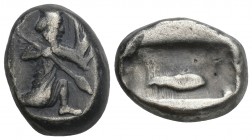 Greek
PERSIA, Achaemenid Empire. temp. Xerxes I to Darios II. Circa 485-420 BC. AR Siglos 5.4gr. 16mm