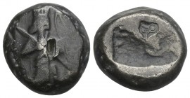 Greek
PERSIA, Achaemenid Empire. temp. Xerxes I to Darios II. Circa 485-420 BC. AR Siglos 5.7gr. 16.7mm